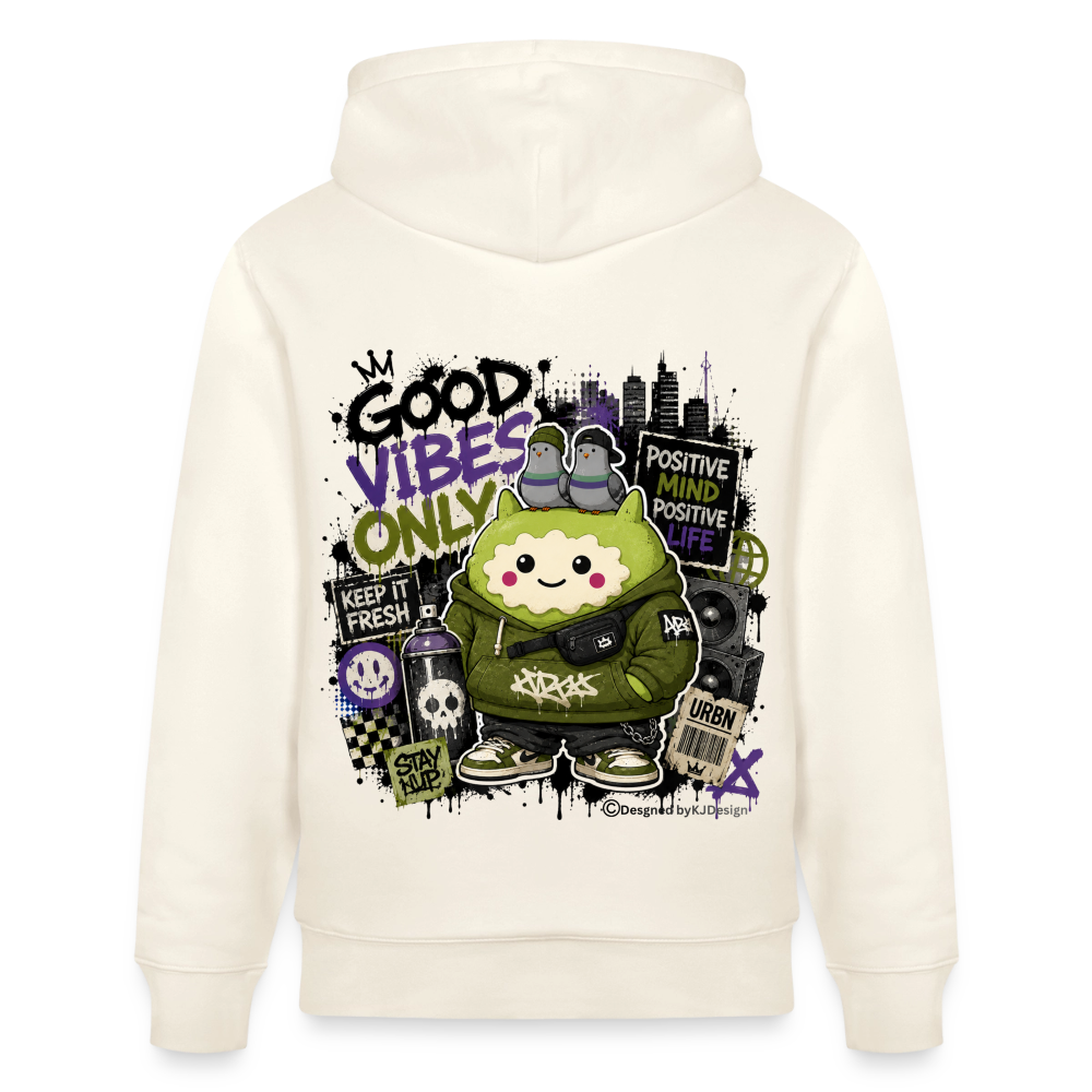 Stanley/Stella Unisex Bio-Hoodie CRUISER Exclusiv - Naturweiß 