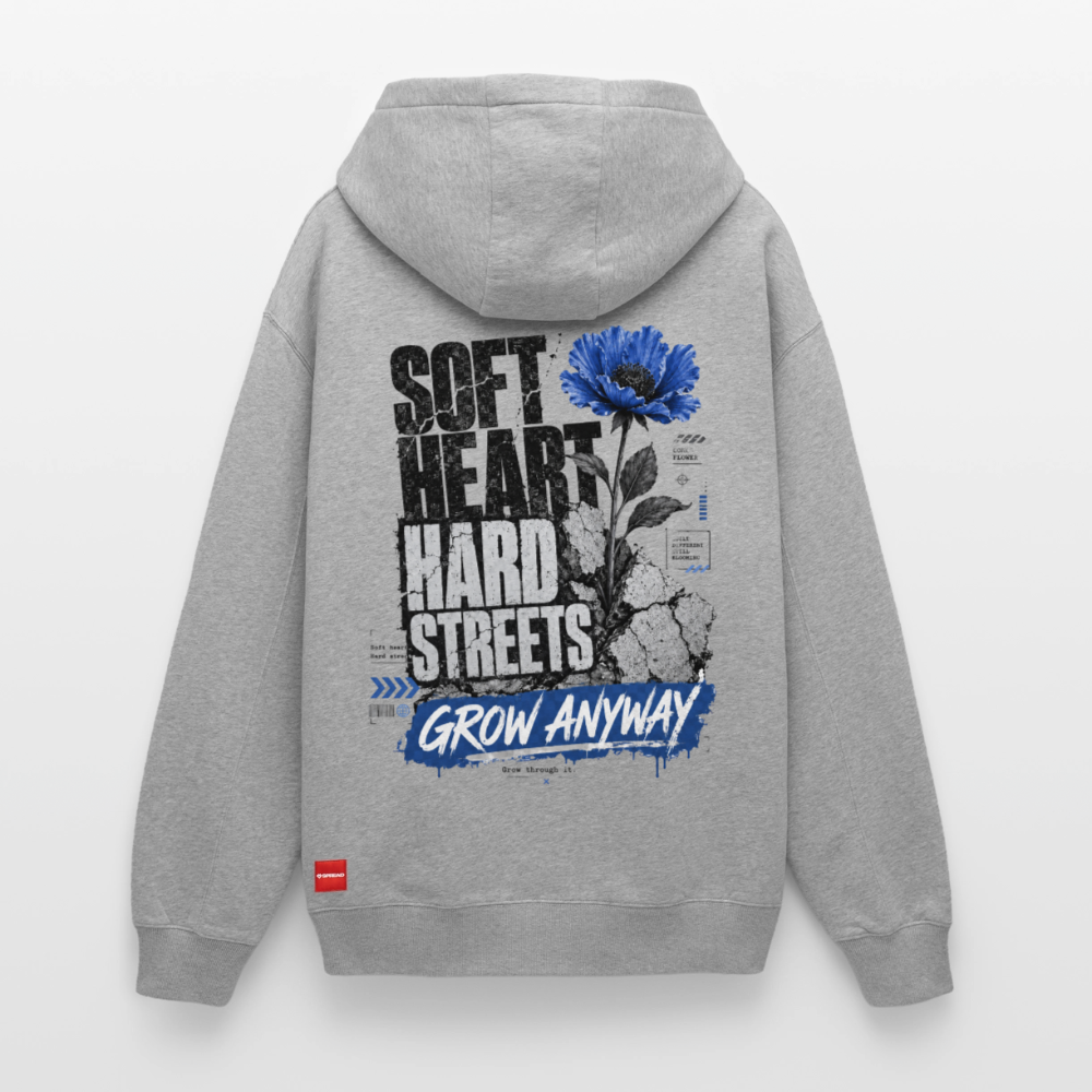 Relaxed Unisex Organic Hoodie – von SPREAD - Grau meliert