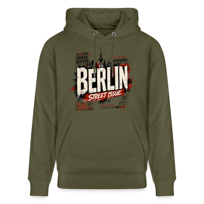 Stanley/Stella Unisex Bio-Hoodie CRUISER - Khaki Grün