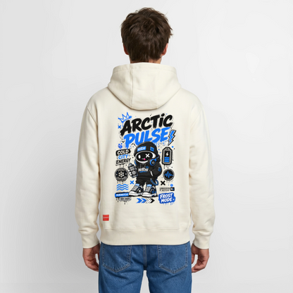 Notchi-Relaxed Unisex Organic Hoodie Prem.Qualität - Naturweiß