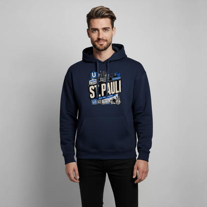 Oversized Unisex Hoodie von Stanley/Stella - Navy