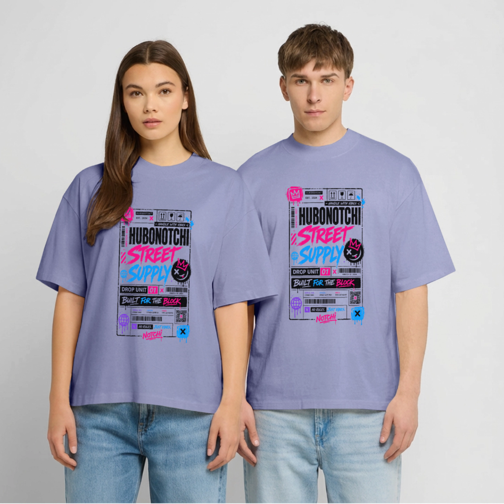 Ticket Line Oversized Shirt  2.0 - Violett