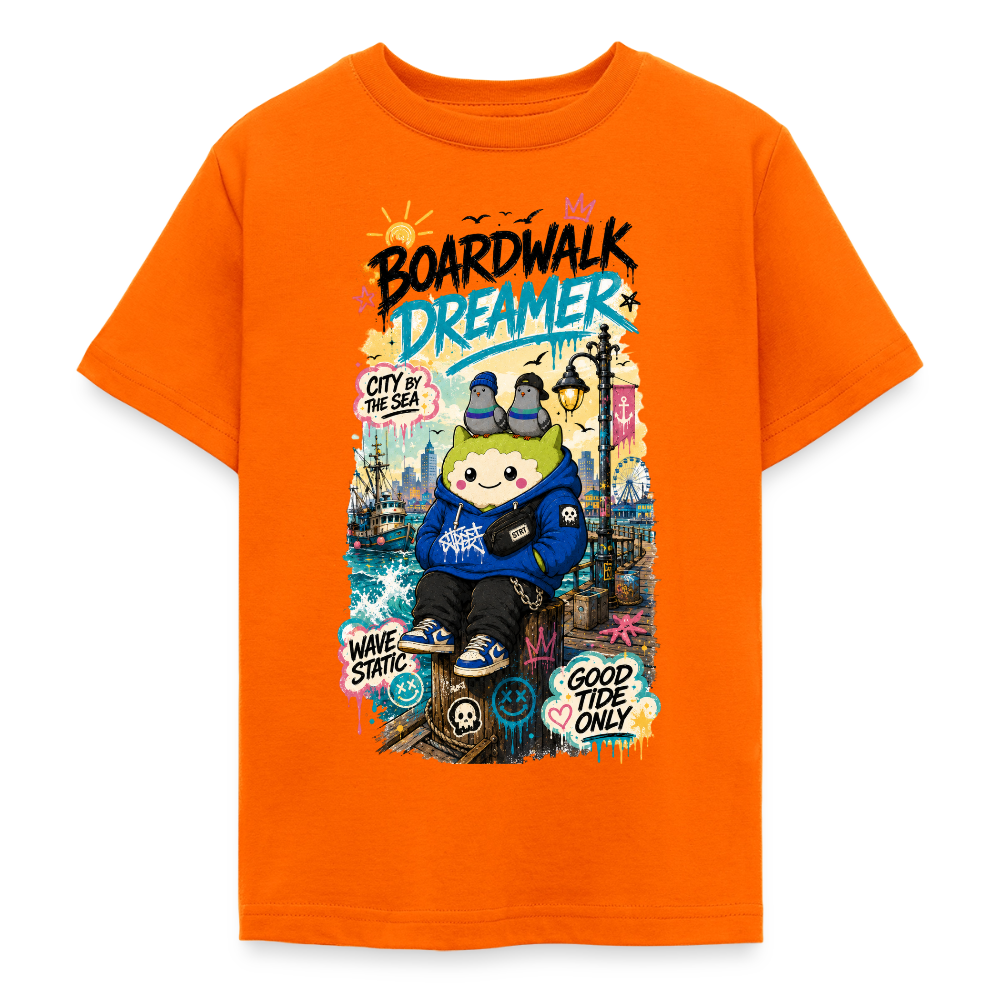 Dreamer Teenager T-Shirt - Orange