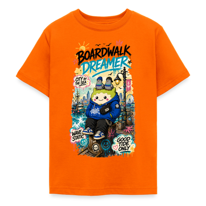 Dreamer Teenager T-Shirt - Orange