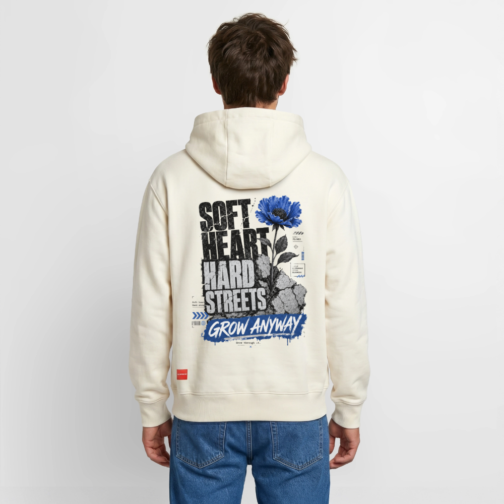 Relaxed Unisex Organic Hoodie – von SPREAD - Naturweiß