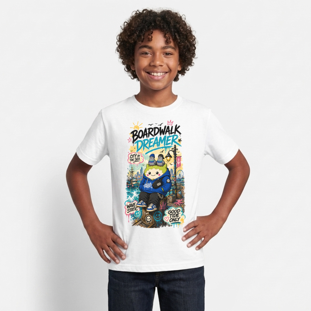 Dreamer Teenager T-Shirt - Weiß