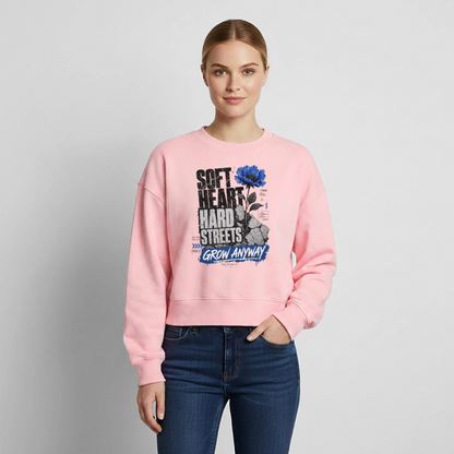 Relaxed Frauen Organic Sweatshirt – von SPREAD - Rosa