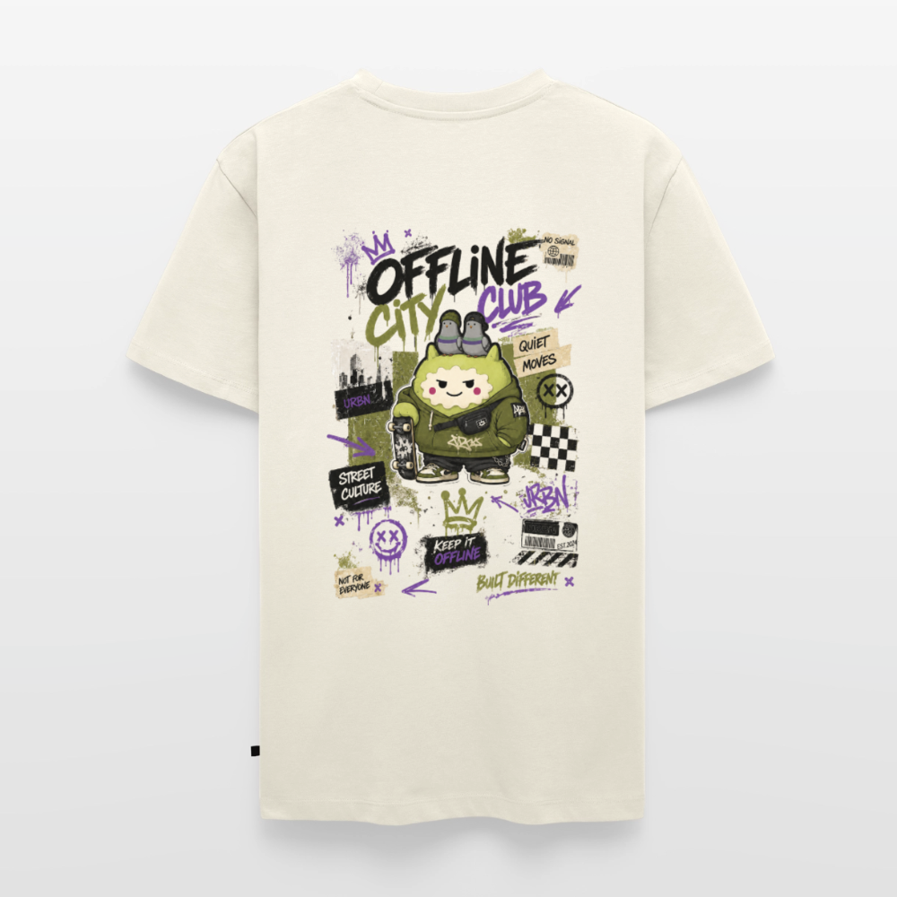 Männer Premium T-Shirt by KJDesign - Naturweiß