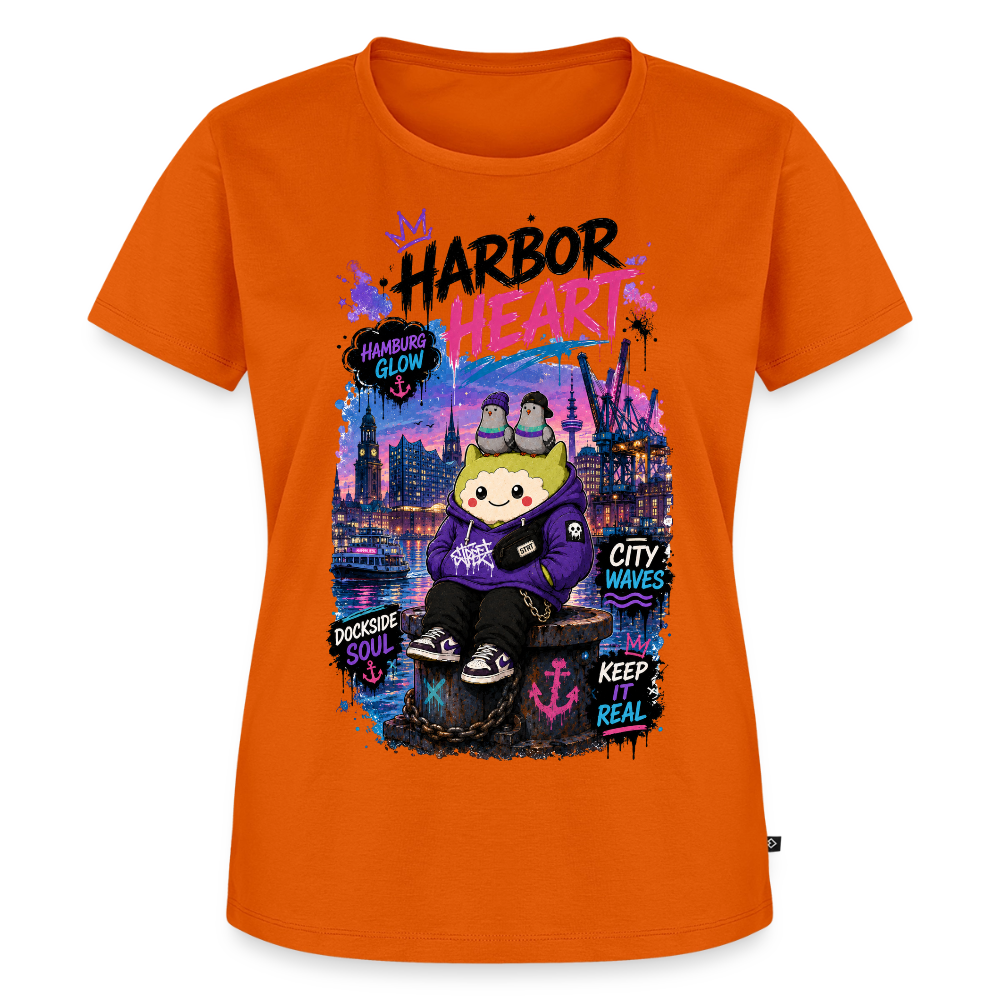 Frauen Premium T-Shirt - Orange 