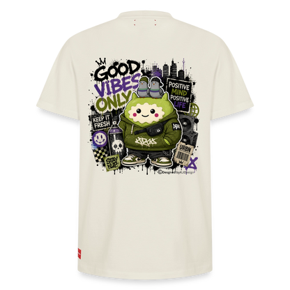 Relaxed Unisex Supima Cotton T-Shirt – Exclusiv - Naturweiß