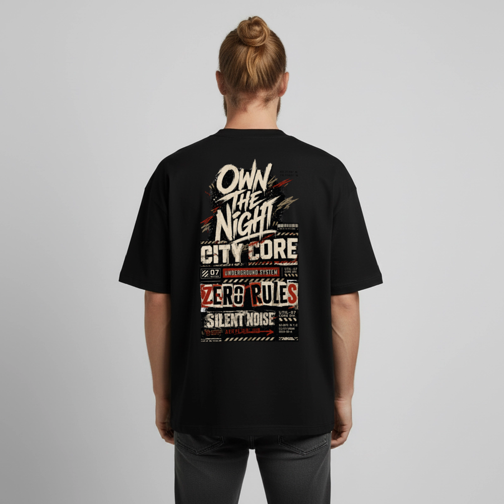 Boxy Heavyweight Unisex Organic T-Shirt von Stanley/Stella - Schwarz