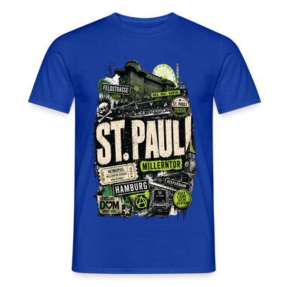 St.Pauli  Stadtteil Shirt - Dunkelblau