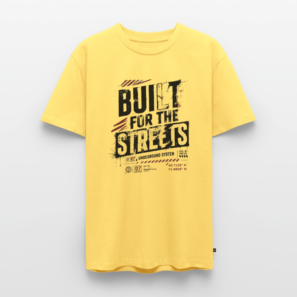 Männer Premium T-Shirt - Pastellgelb