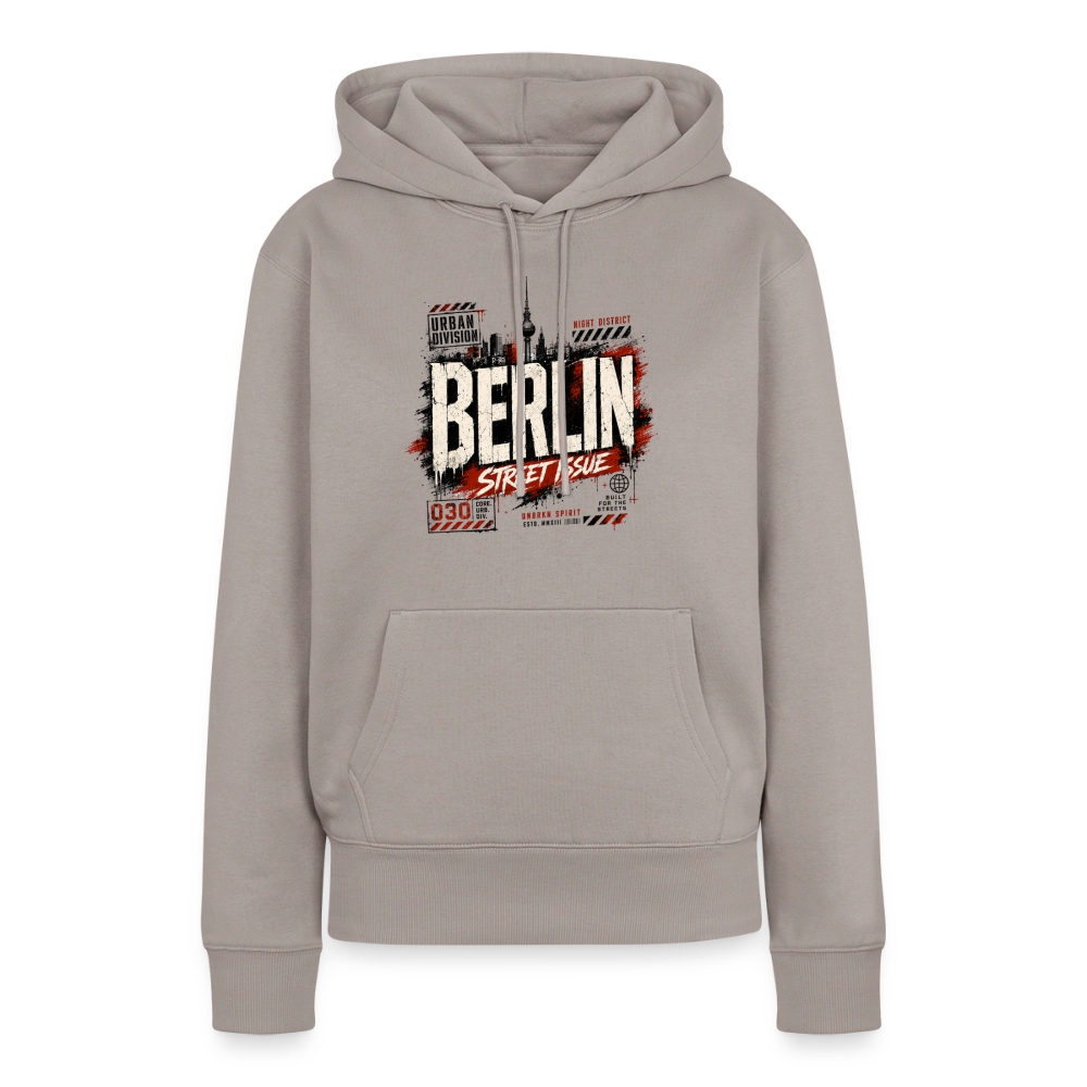 Frauen Premium Hoodie - Taupe