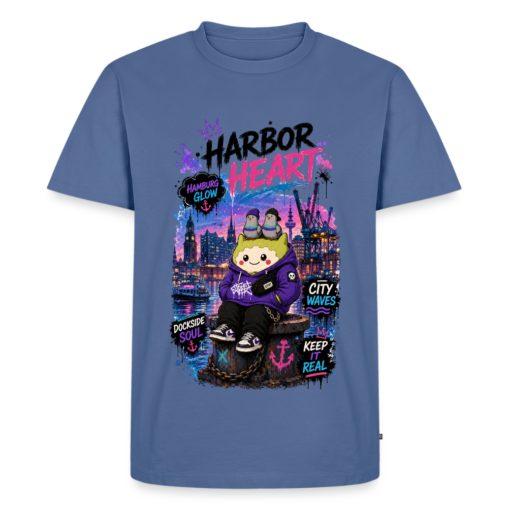 Männer Premium T-Shirt - Taubenblau
