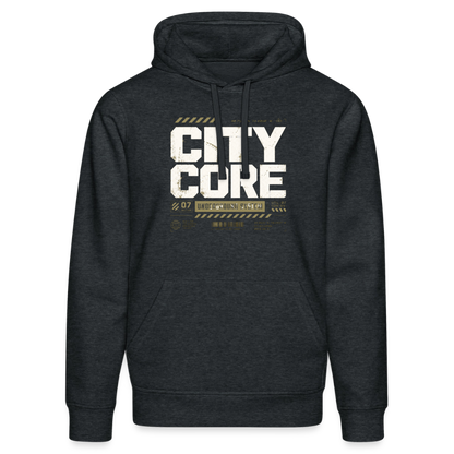 Stanley/Stella Unisex Bio-Hoodie DRUMMER - Dunkelgrau meliert