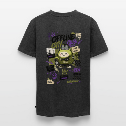 Männer Premium T-Shirt by KJDesign - Anthrazit meliert