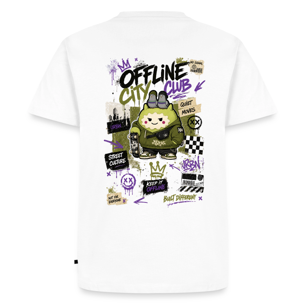 Männer Premium T-Shirt by KJDesign - Weiß