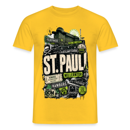 St.Pauli  Stadtteil Shirt - Gelb