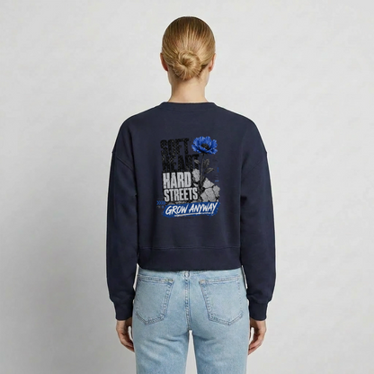 Relaxed Frauen Organic Sweatshirt – von SPREAD - Navy