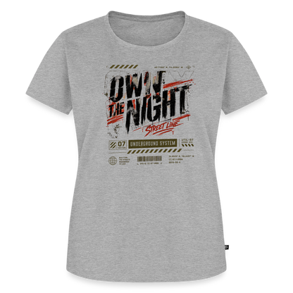 Damen Premium T-Shirt - Grau meliert