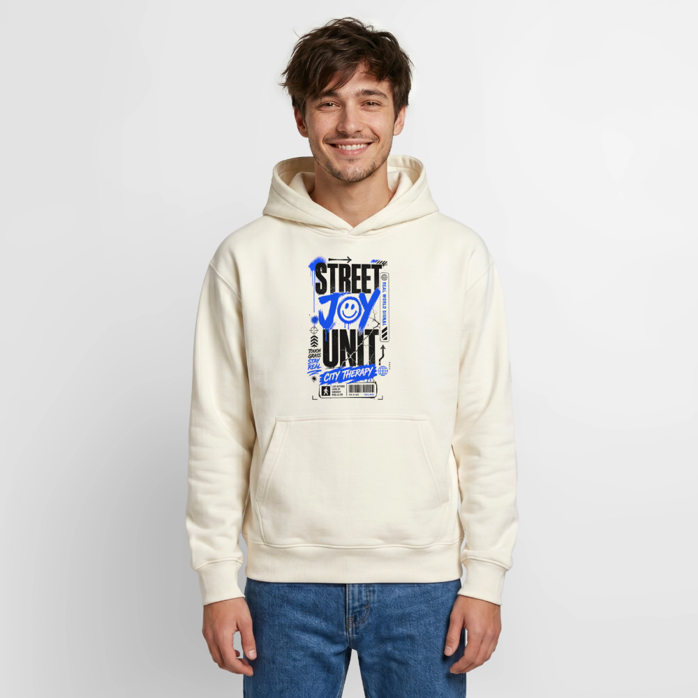 Relaxed Unisex Organic Hoodie – von SPREAD - Naturweiß