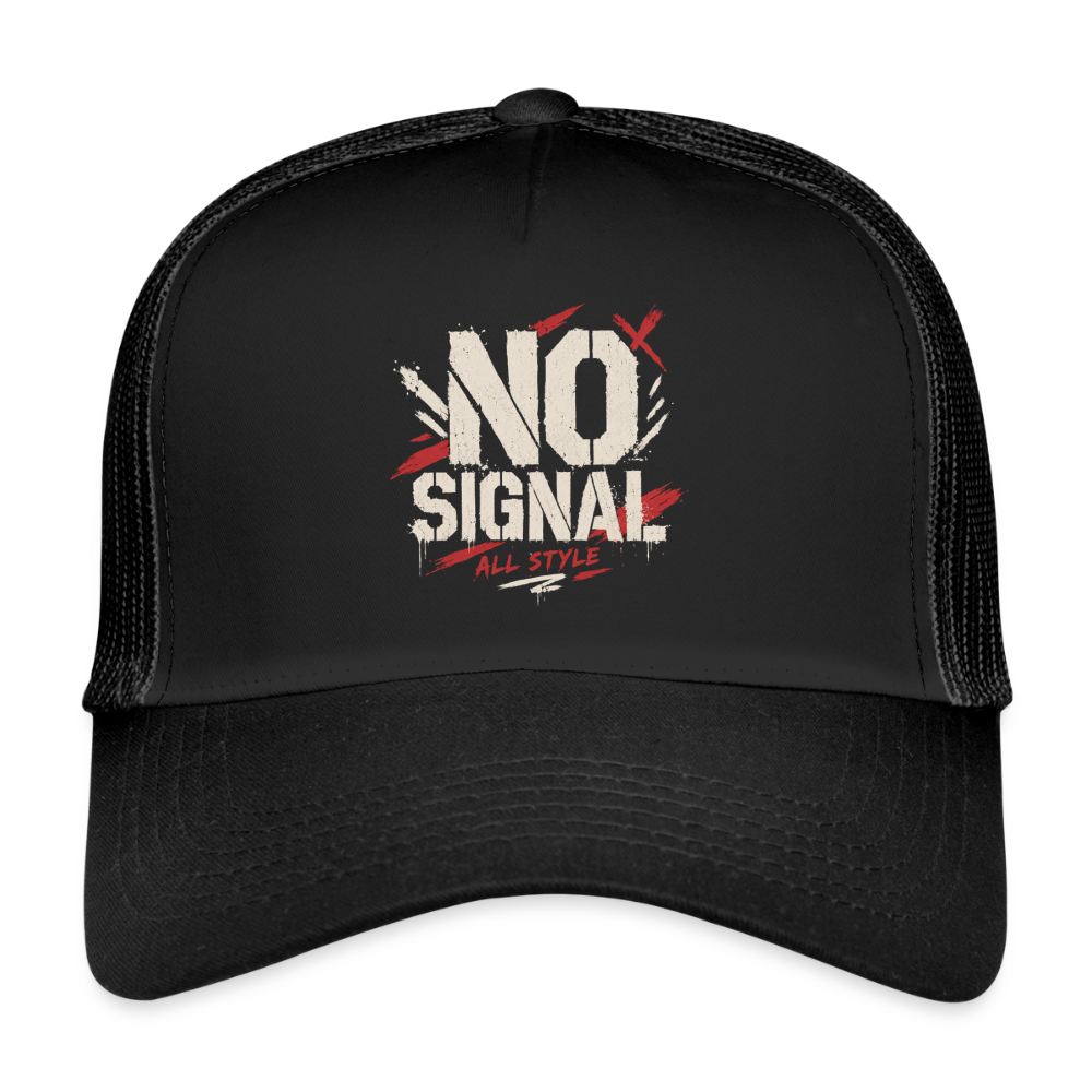 Trucker Cap - Schwarz/Schwarz