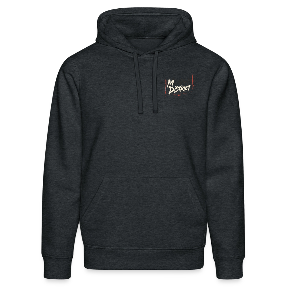 Stanley/Stella Unisex Bio-Hoodie DRUMMER - Dunkelgrau meliert