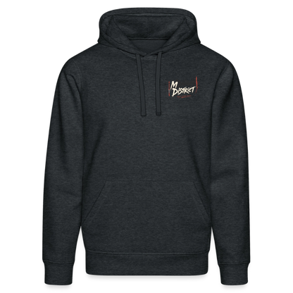 Stanley/Stella Unisex Bio-Hoodie DRUMMER - Dunkelgrau meliert