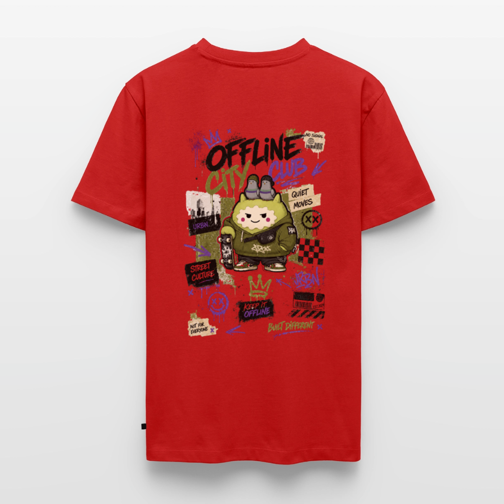 Männer Premium T-Shirt by KJDesign - Rot