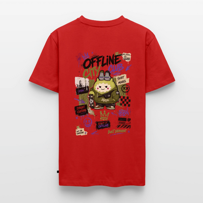 Männer Premium T-Shirt by KJDesign - Rot