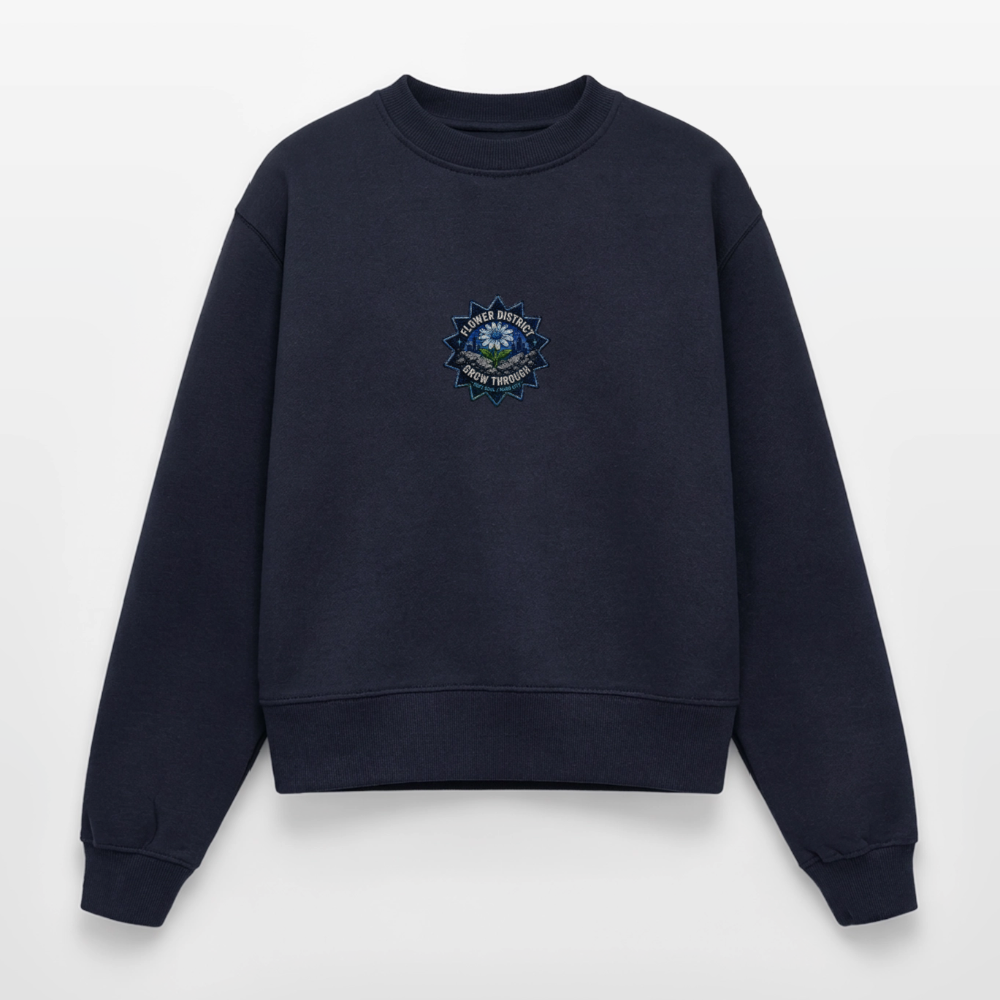 Relaxed Frauen Organic Sweatshirt – von SPREAD - Navy