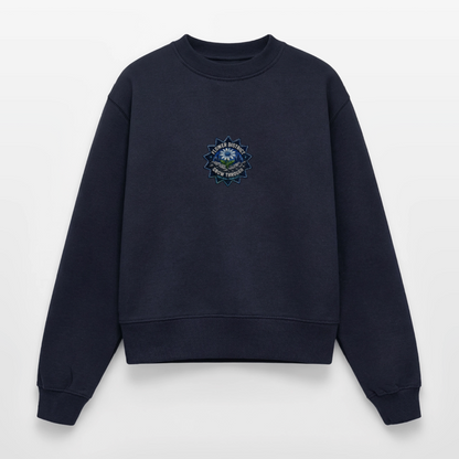 Relaxed Frauen Organic Sweatshirt – von SPREAD - Navy
