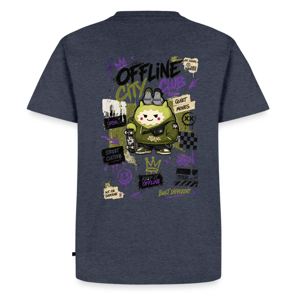 Männer Premium T-Shirt by KJDesign - Jeansblau 