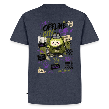 Männer Premium T-Shirt by KJDesign - Jeansblau 
