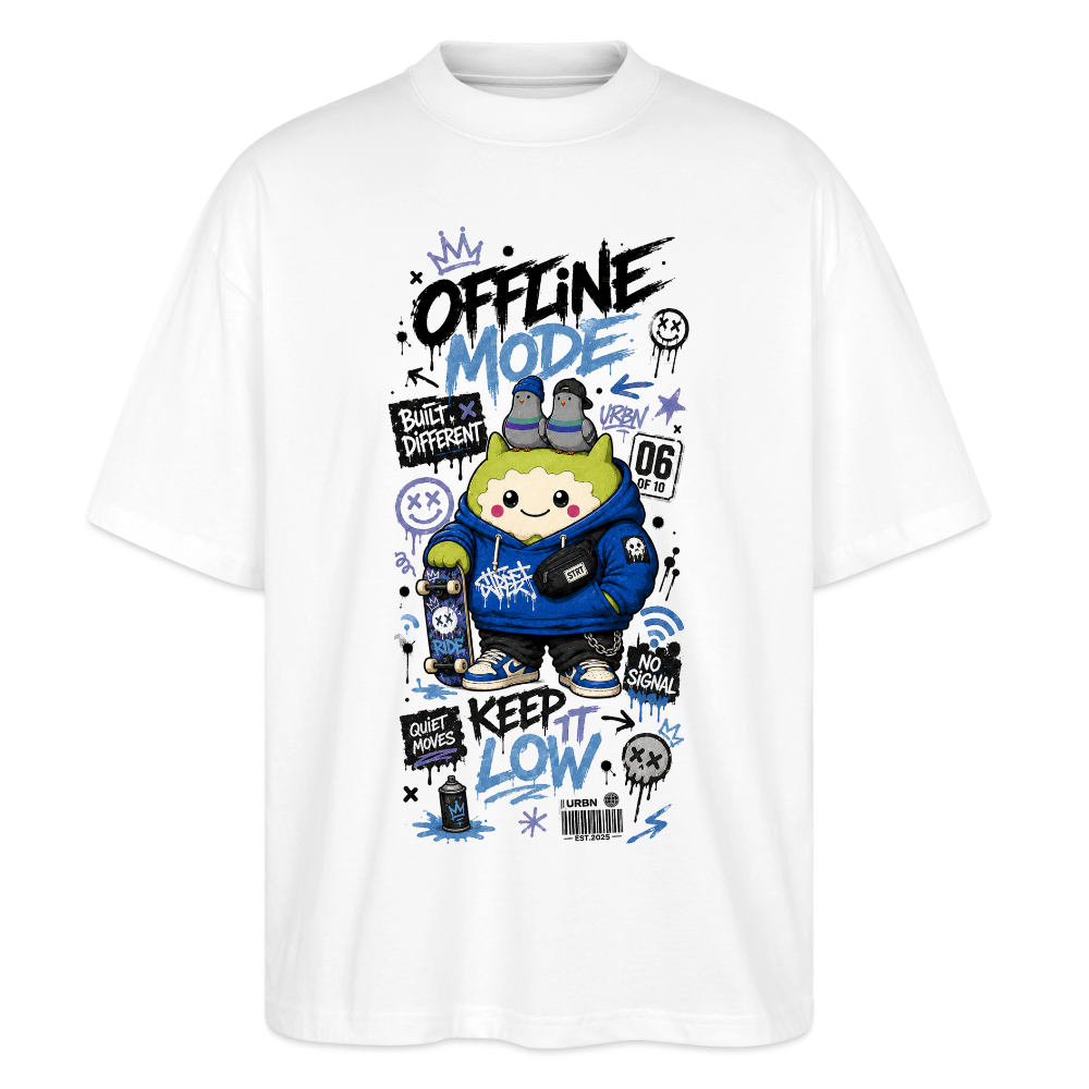 Stanley/Stella Oversized Unisex Bio T-Shirt Blaster 2.0 - Weiß