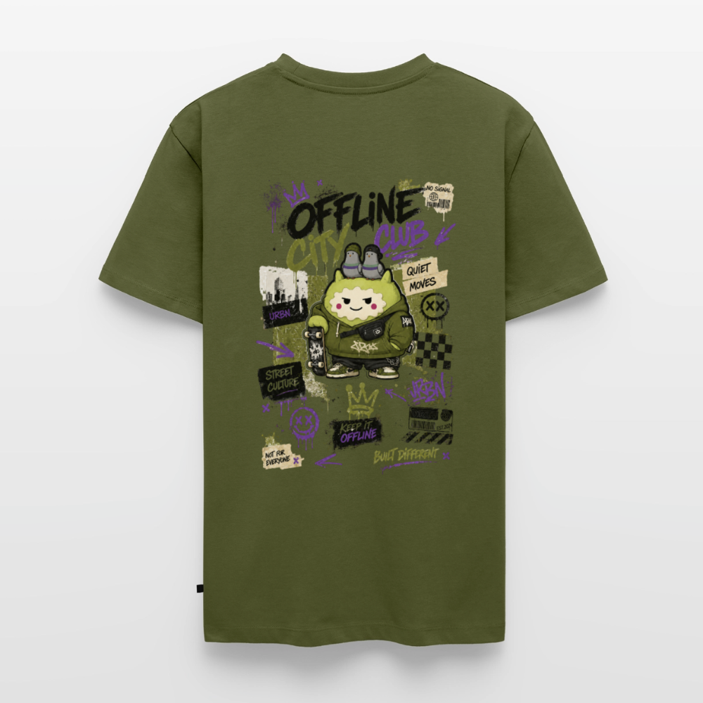 Männer Premium T-Shirt by KJDesign - Khaki