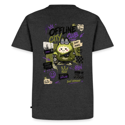 Männer Premium T-Shirt by KJDesign - Anthrazit meliert