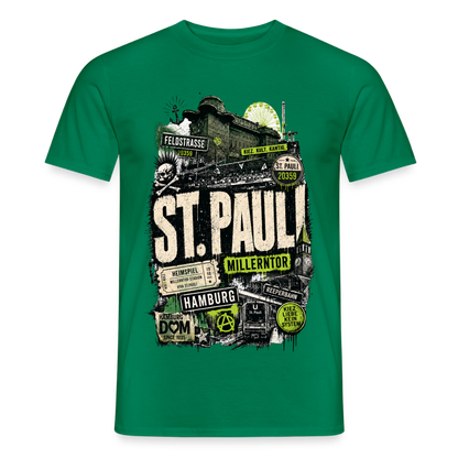 St.Pauli  Stadtteil Shirt - Kelly Green