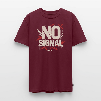 Männer Premium T-Shirt - Burgunderrot