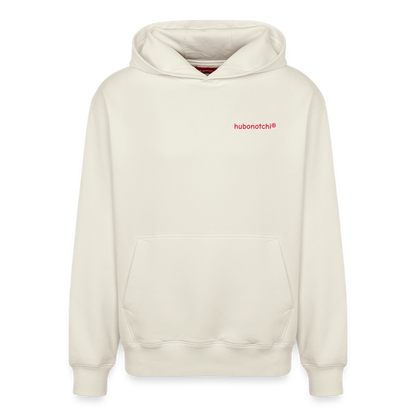 Notchi-Relaxed Unisex Organic Hoodie Prem.Qualität - Naturweiß