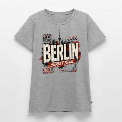 Frauen Premium T-Shirt - Grau meliert
