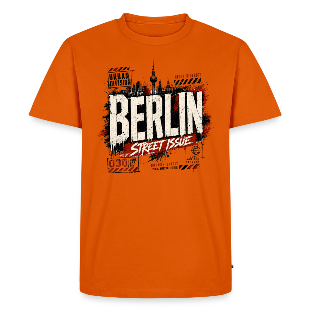 Männer Premium T-Shirt - Orange 