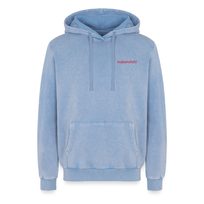 St.Pauli Relaxed Hoodie - Blau Acid Wash