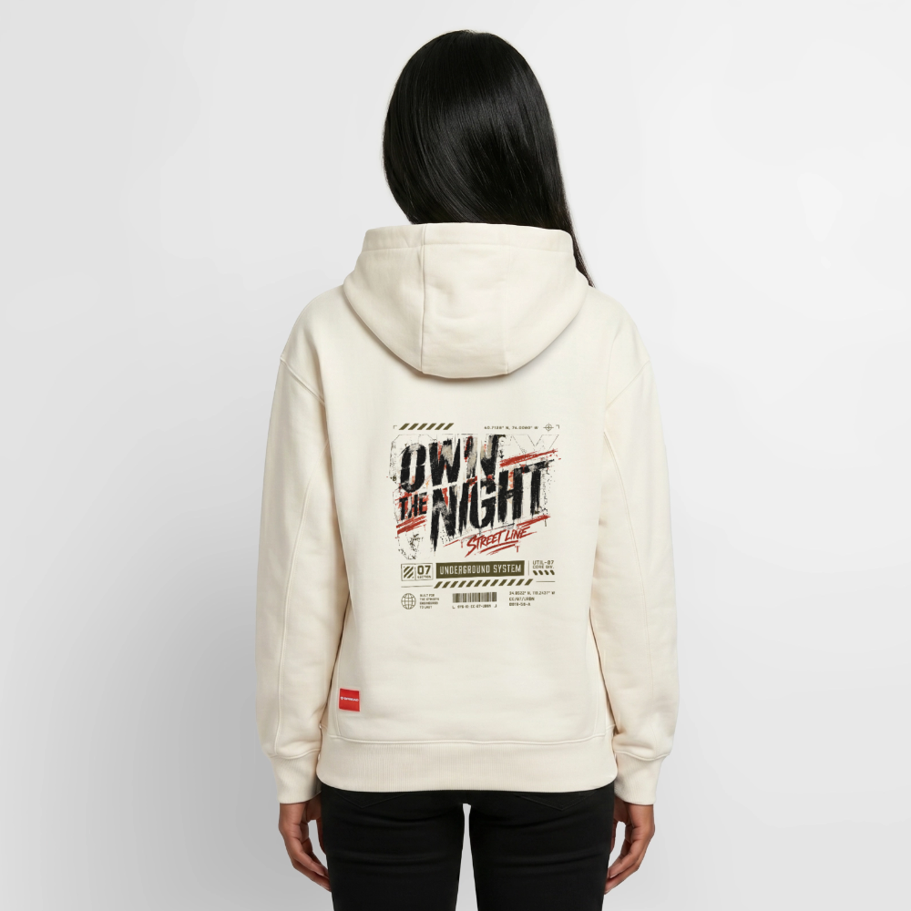 Relaxed Unisex Organic Hoodie – von SPREAD - Naturweiß