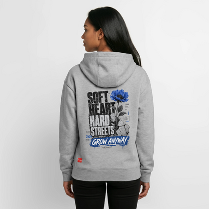 Relaxed Unisex Organic Hoodie – von SPREAD - Grau meliert